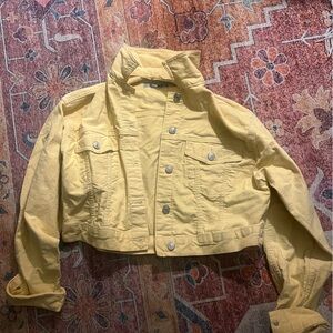 Yellow Denim Jacket